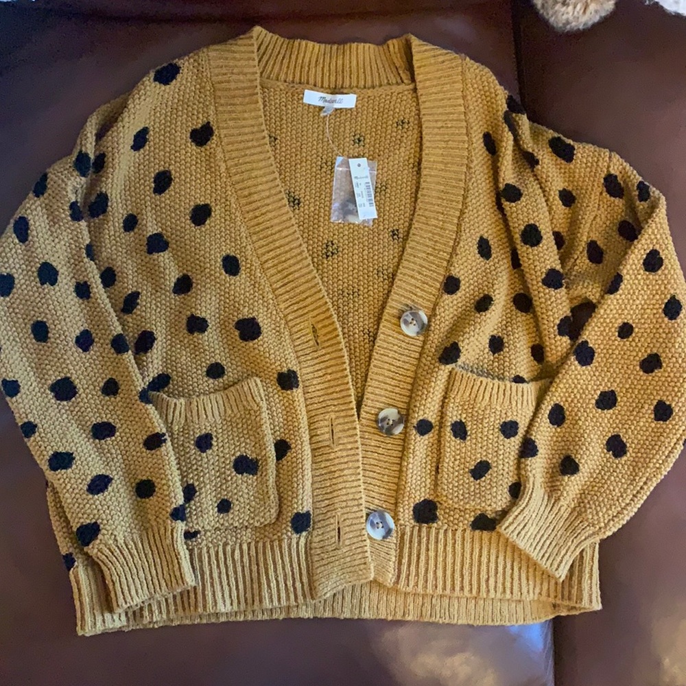 Madewell cropped sweater NWT